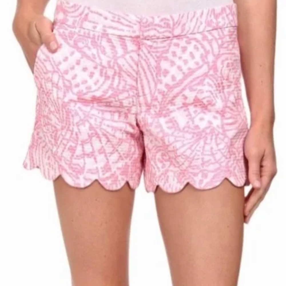 Lilly Pulitzer Sea Cups Hubba Bubba Buttercup Shorts 8